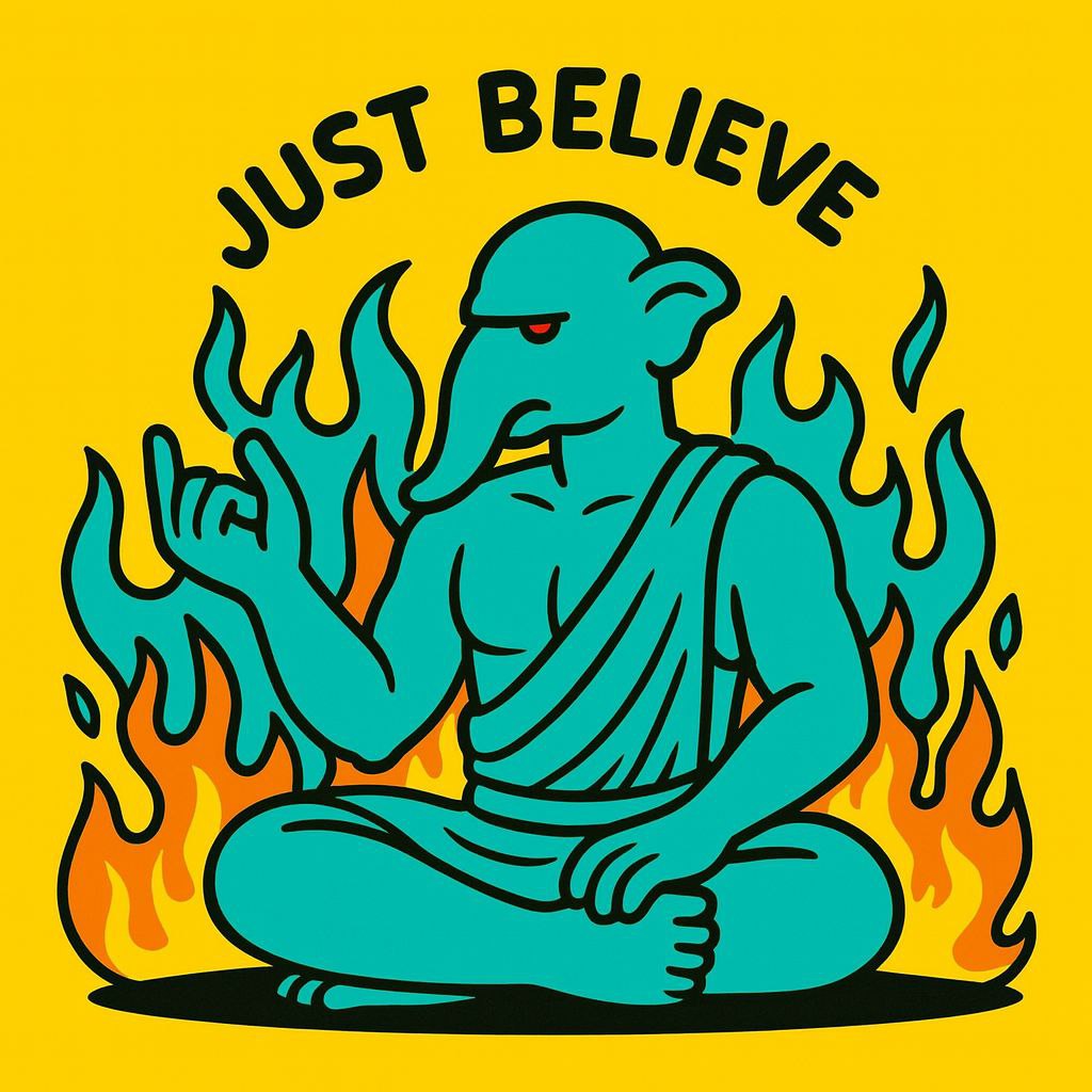 Just Believe - Classical Figure in Meditation